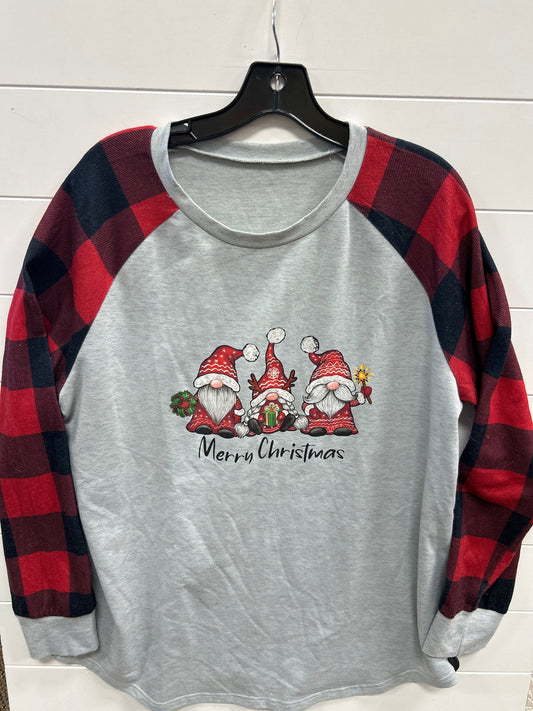 Top Ls By Cmc In Grey, Size:Xl