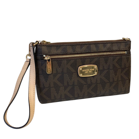 Wristlet Designer By Michael Kors In Brown, Size:Small