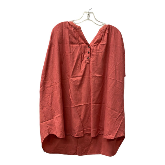 Top Ss By Croft And Barrow In Pink, Size:3X