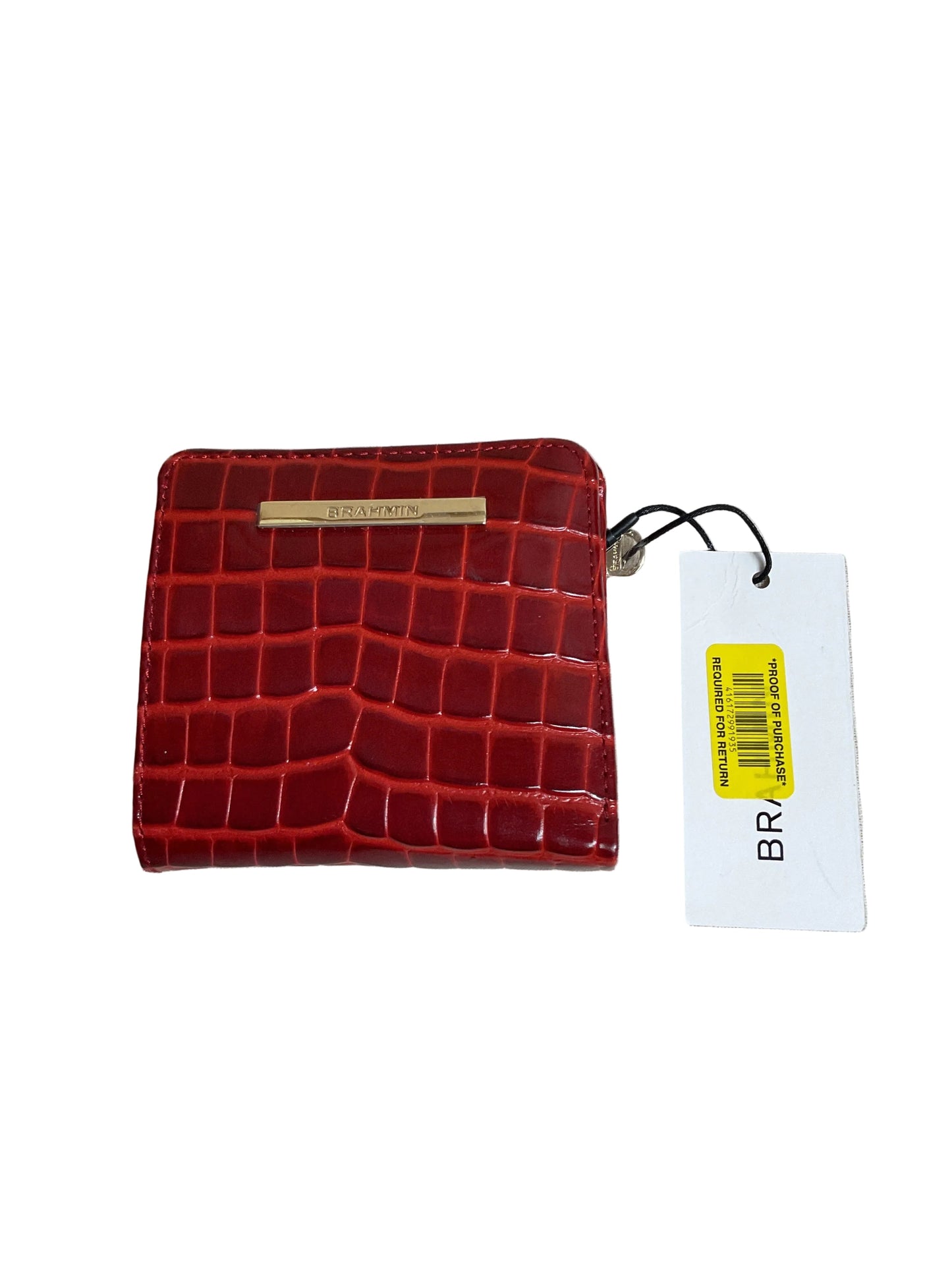 Crossbody Designer By Brahmin In Red, Size:Small