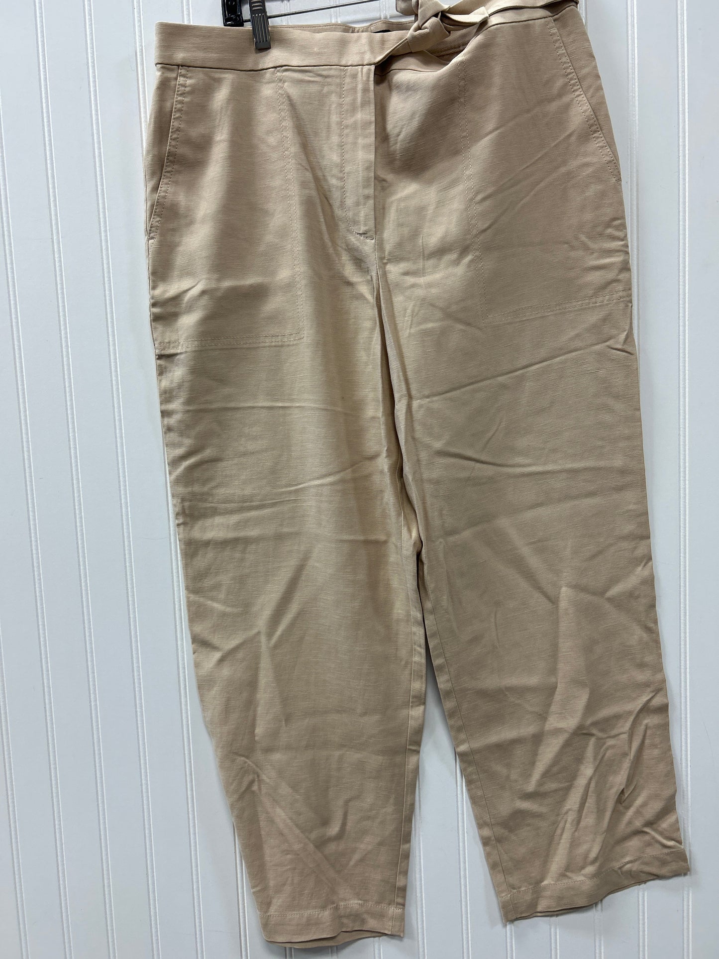 Pants Dress By Ann Taylor In Tan, Size:12