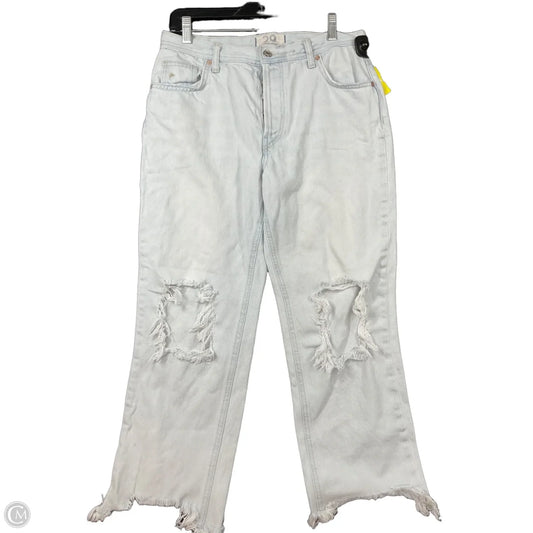 Jeans Straight By We The Free In Blue Denim, Size: 6