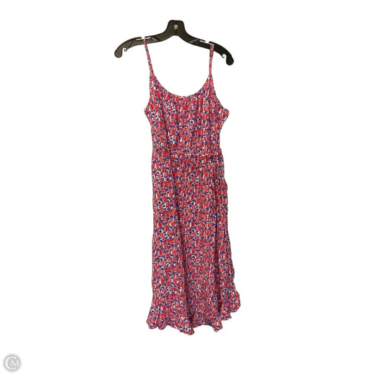 Dress Casual Maxi By J. Crew In Red, Size: 8