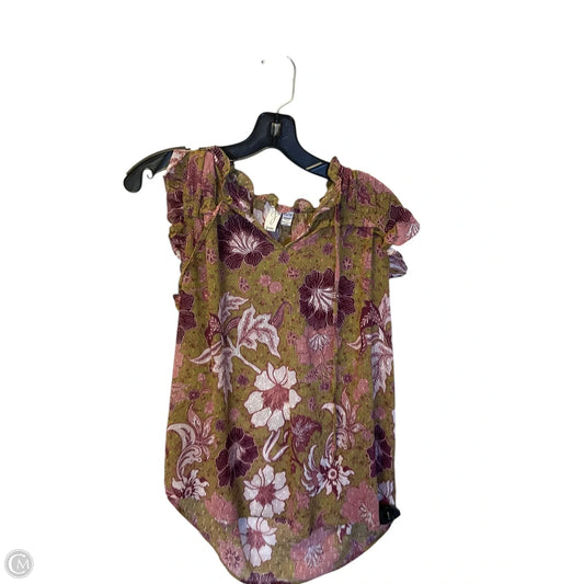 Top Sleeveless By Joie In Multi-colored, Size: Xs