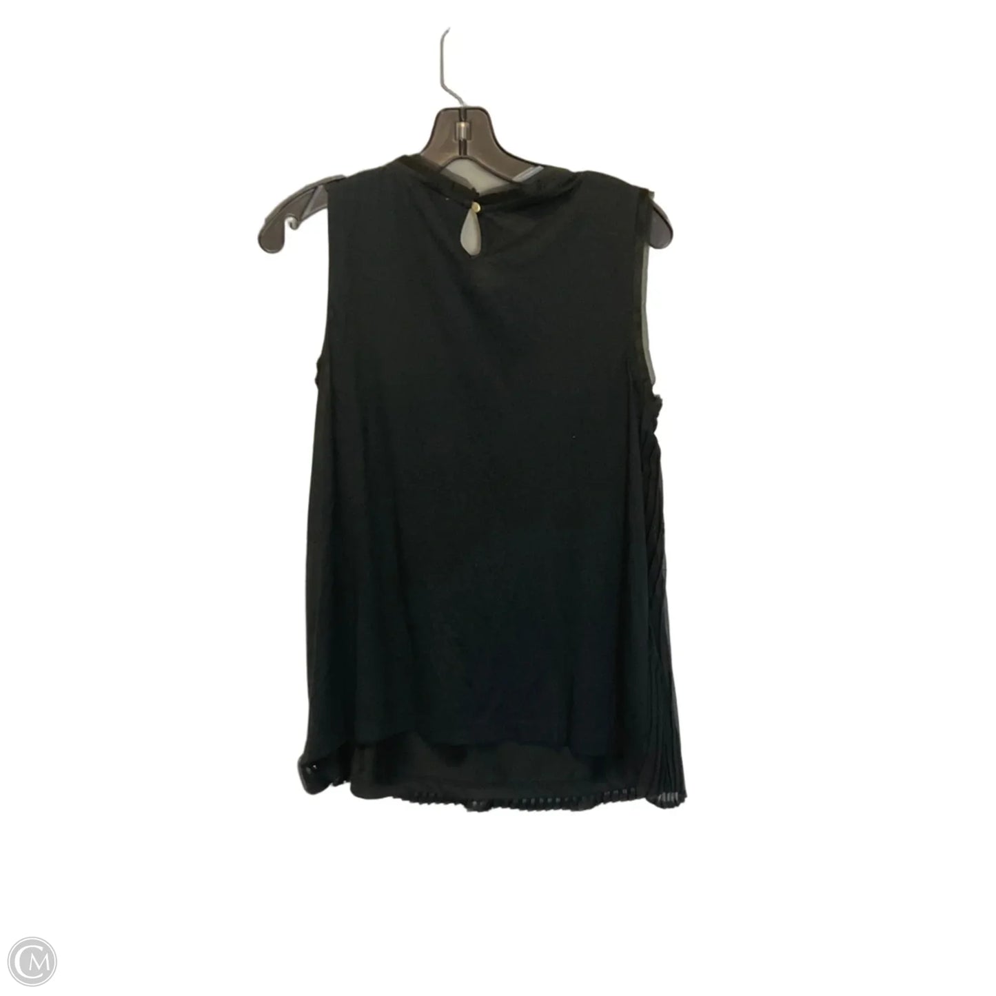 Top Sleeveless By Loft In Black, Size: M
