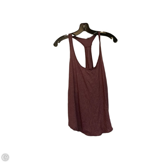 Athletic Tank Top By Lululemon In Maroon, Size: 6
