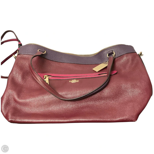 Handbag Designer By Coach, Size: Large