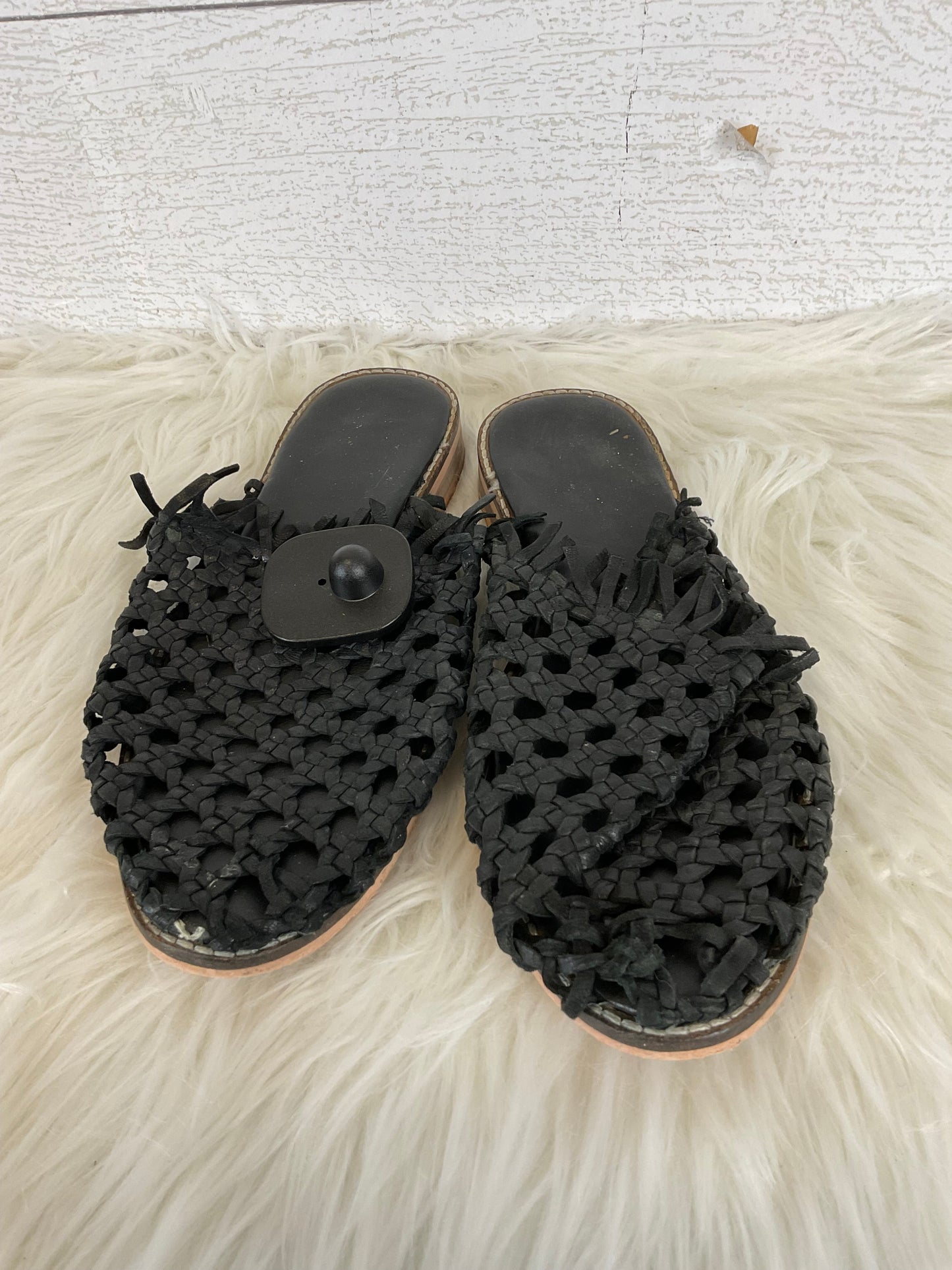 Black Shoes Flats Free People, Size 7