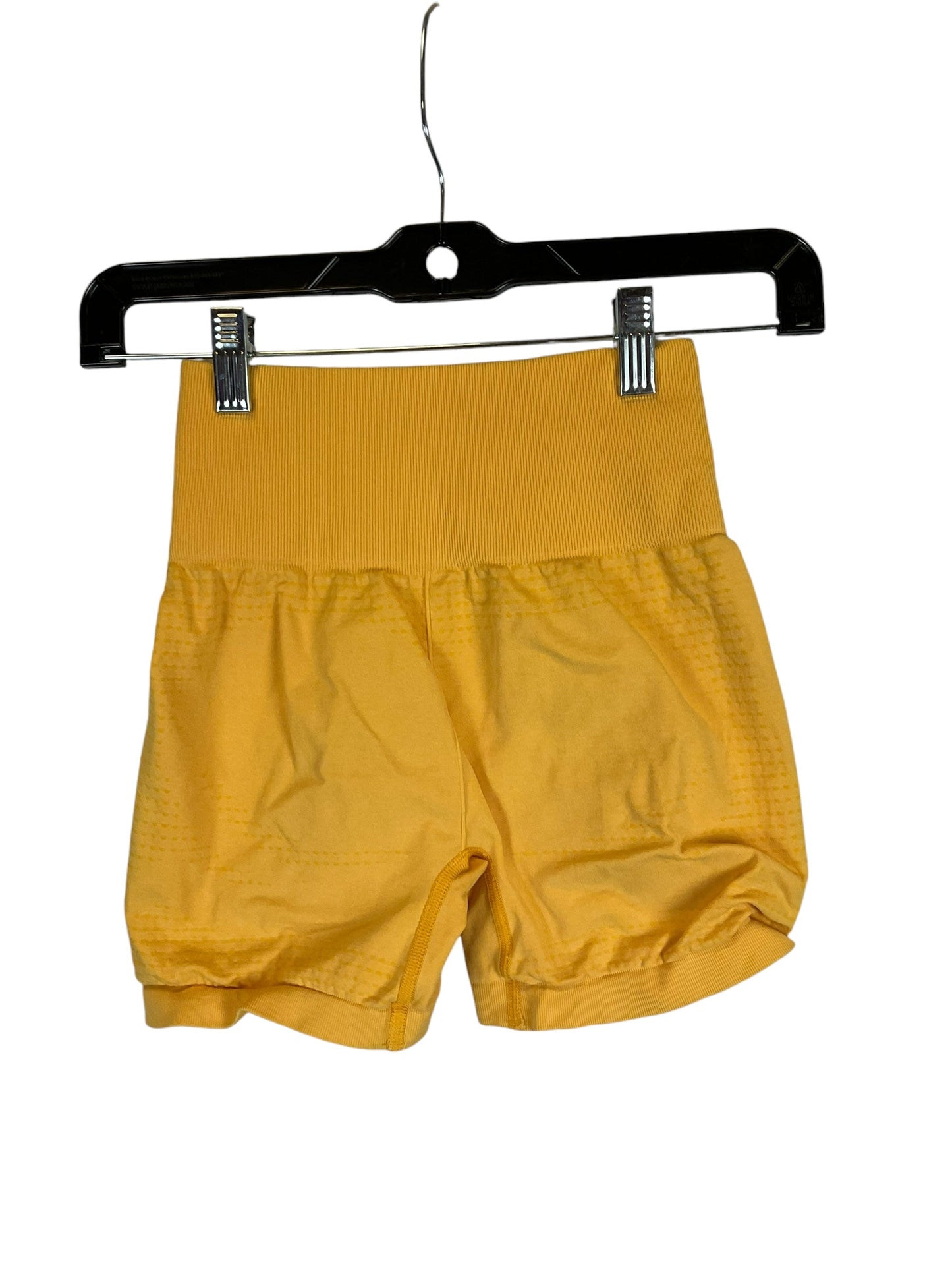 Athletic Shorts By Gym Shark In Yellow, Size: S