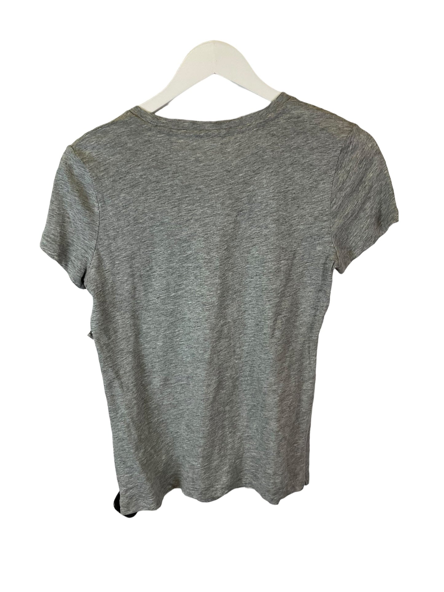 Grey Top Short Sleeve Basic Michael By Michael Kors, Size S