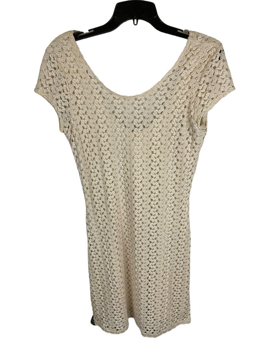 Cream Dress Casual Short Free People, Size L