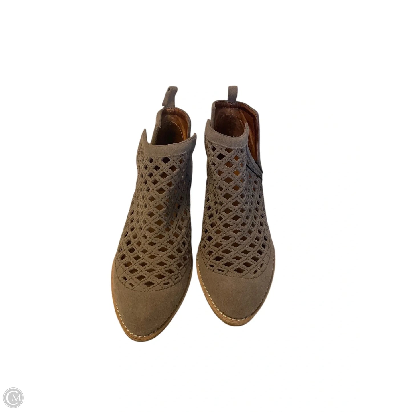 Boots Ankle Heels By Jeffery Campbell In Taupe, Size: 8