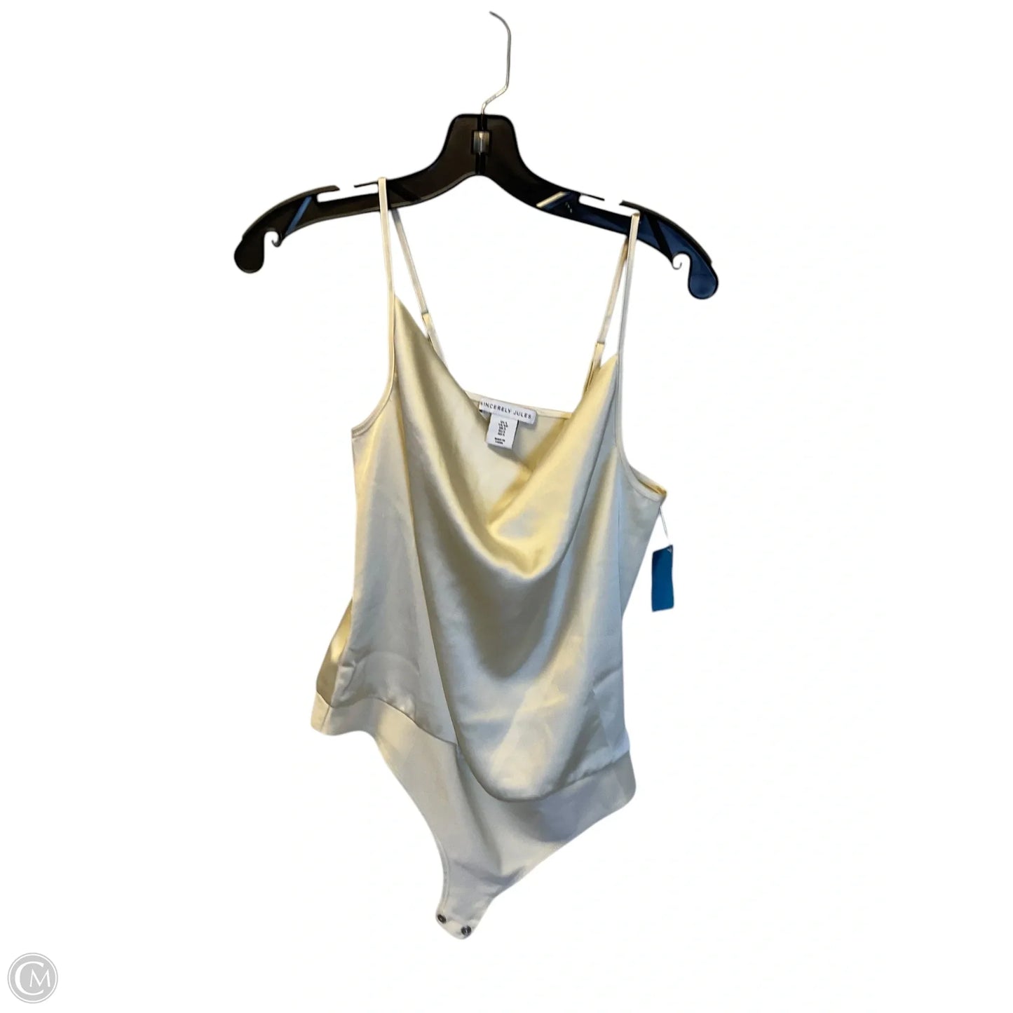 Bodysuit By Clothes Mentor In Cream, Size: S