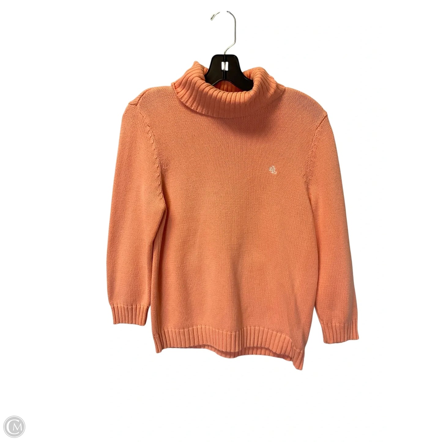 Sweater By Lauren By Ralph Lauren In Orange, Size: M