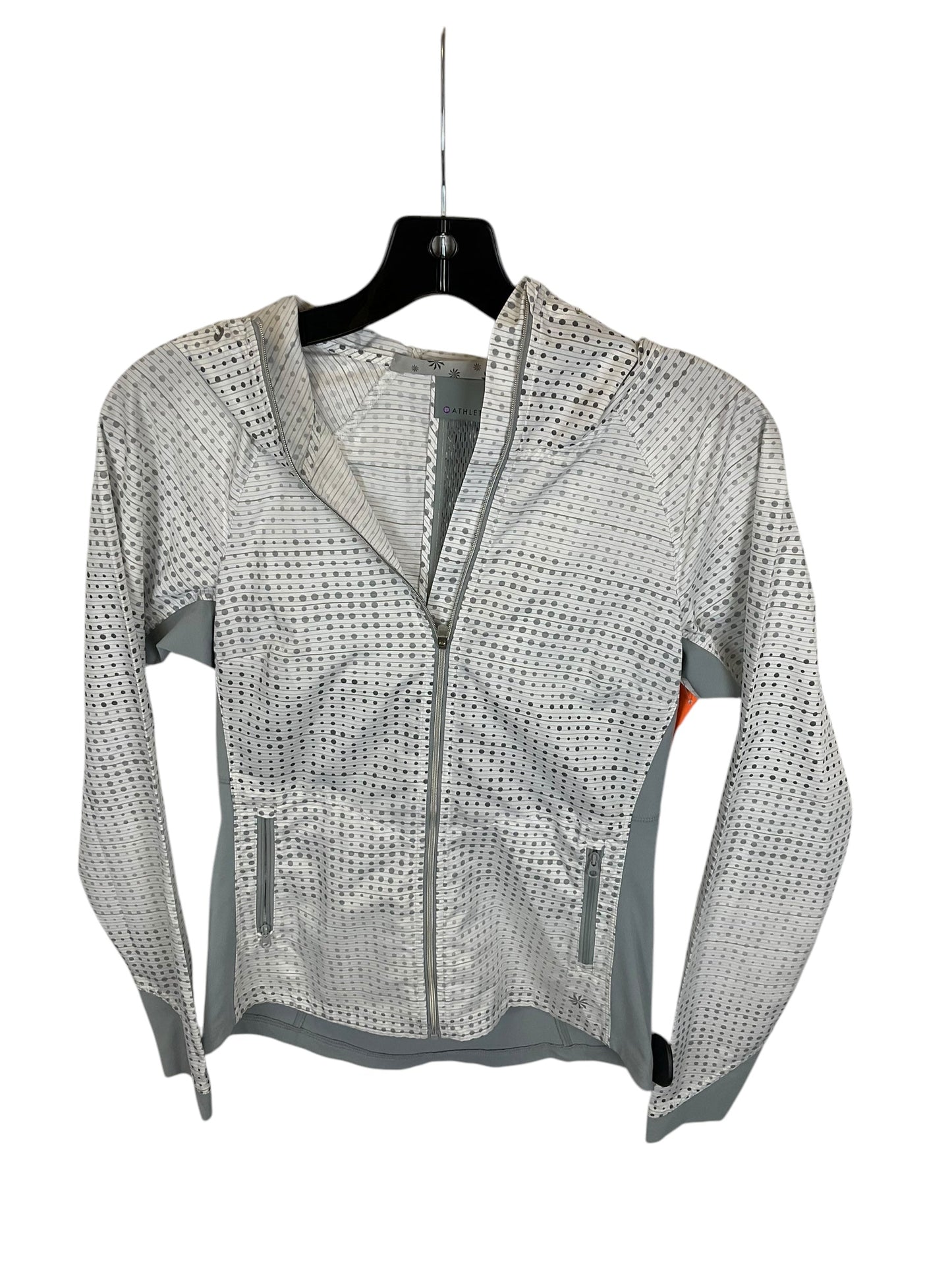 Athletic Jacket By Athleta In White, Size: Xxs