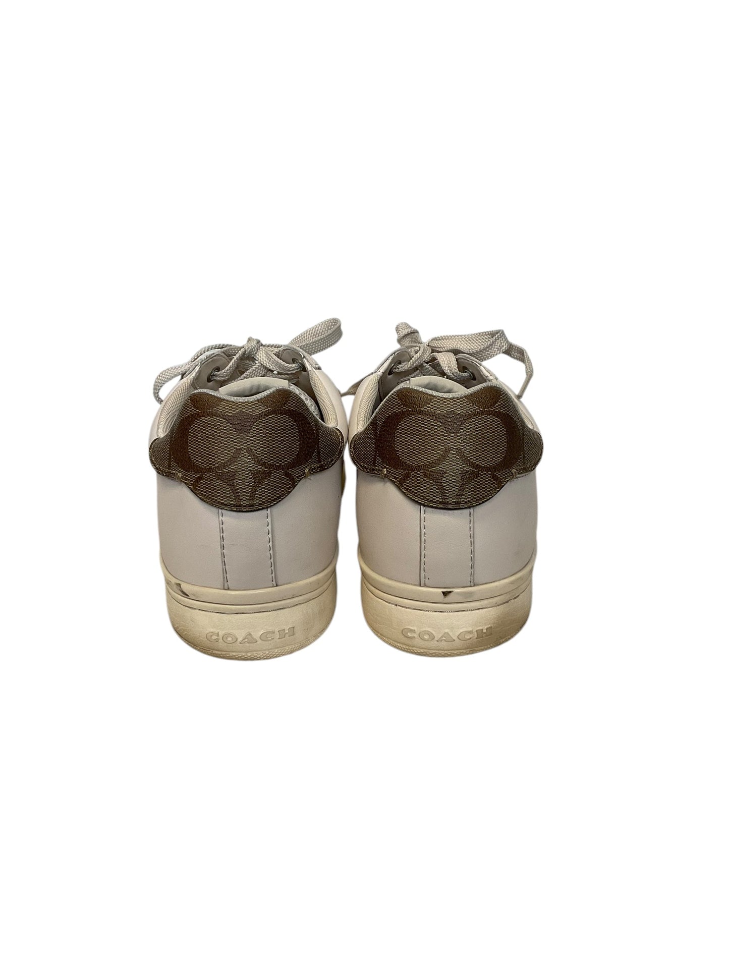 Shoes Designer By Coach In Cream, Size: 11