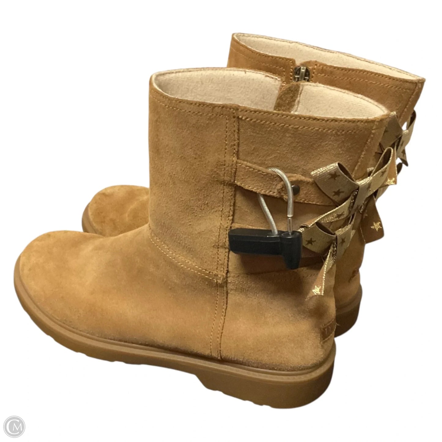 Boots Designer By Ugg In Brown, Size: 6