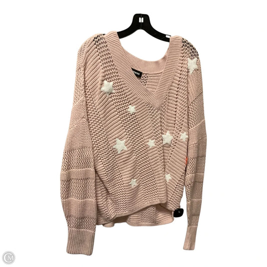 Sweater By Express In Pink, Size: L