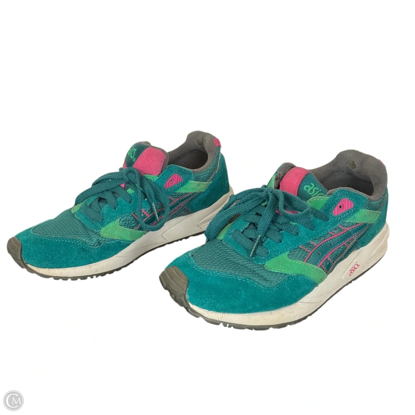 Shoes Sneakers By Asics In Blue, Size: 7