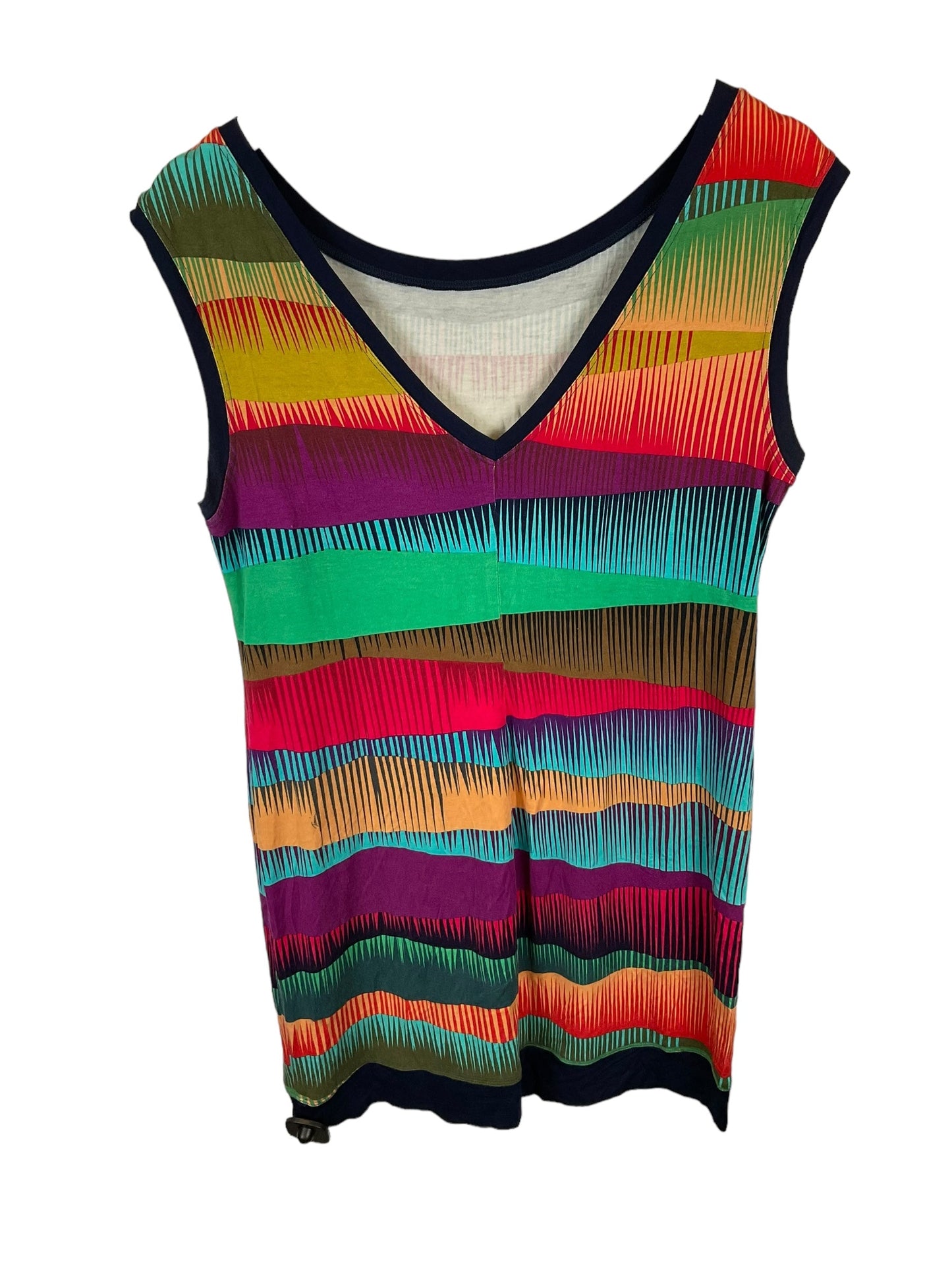 Multi-colored Dress Designer Trina By Trina Turk, Size L
