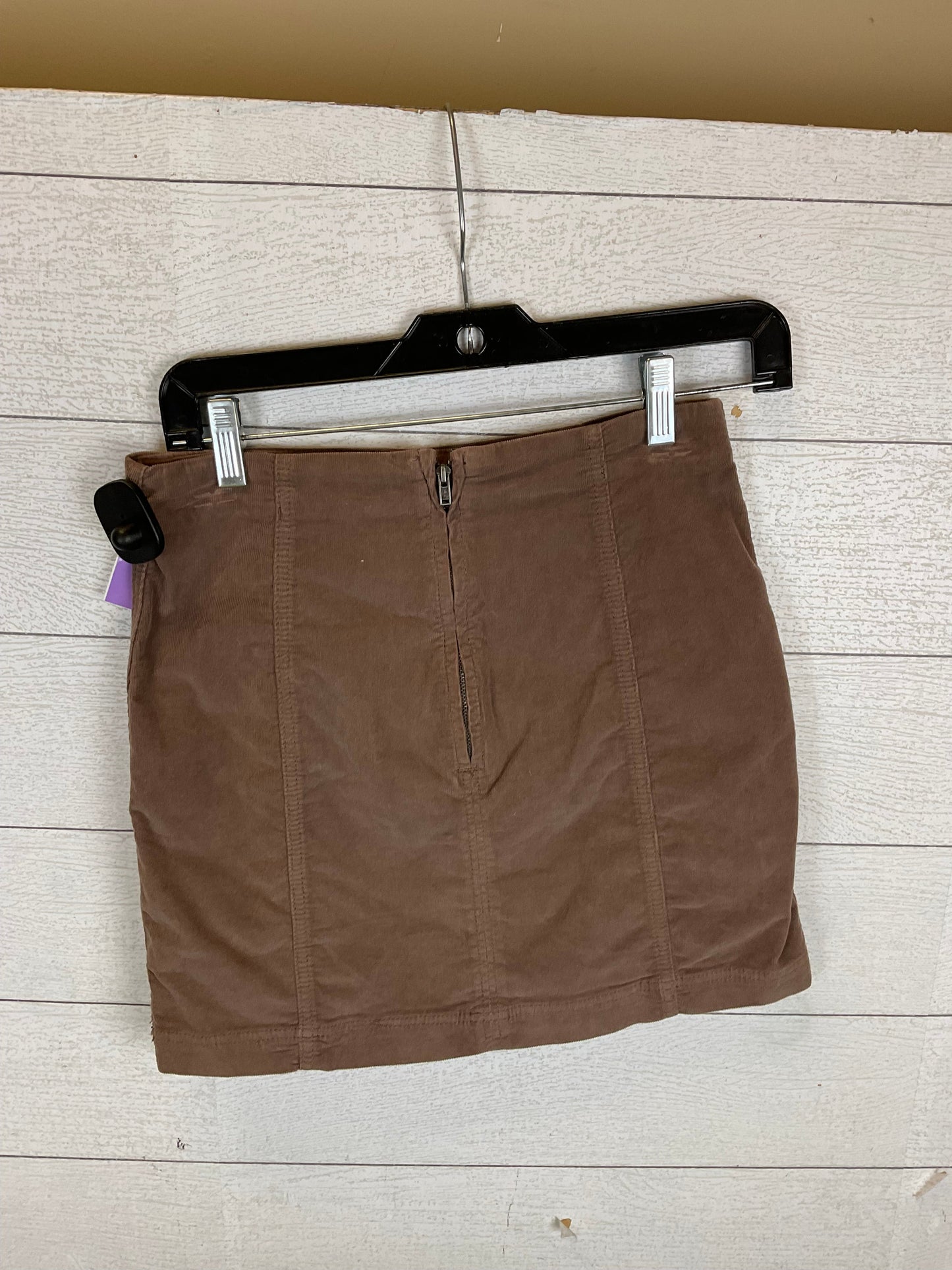 Brown Skirt Mini & Short Free People, Size 4