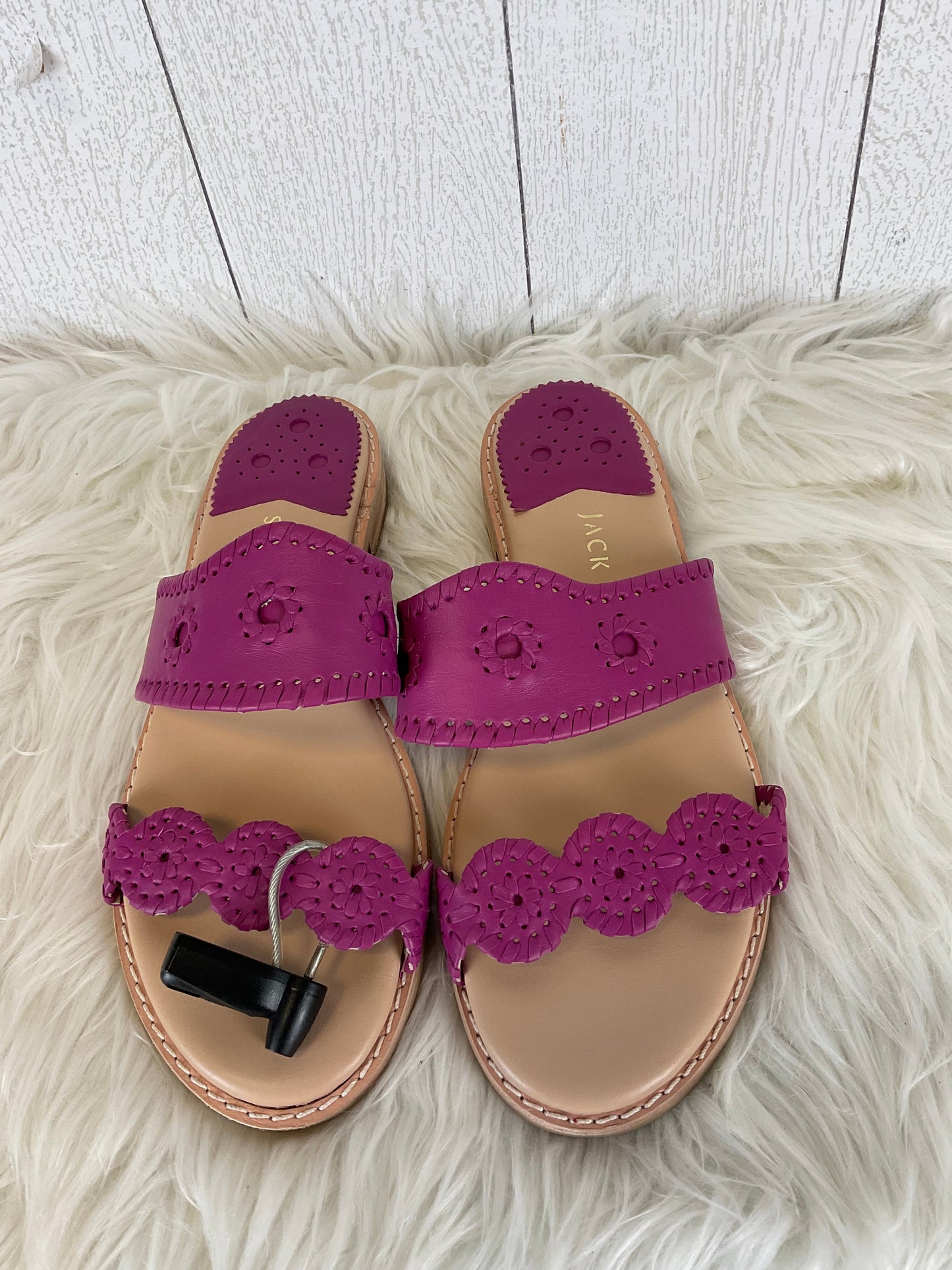 Sandals Designer By Jack Rogers In Pink, Size: 9.5