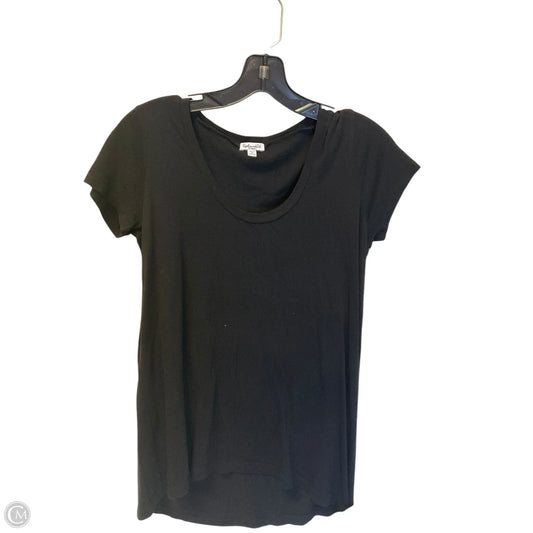 Top Short Sleeve Basic By Splendid In Black, Size: Xs