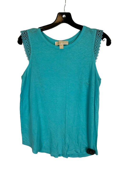 Top Sleeveless Designer By Michael By Michael Kors In Blue, Size: S