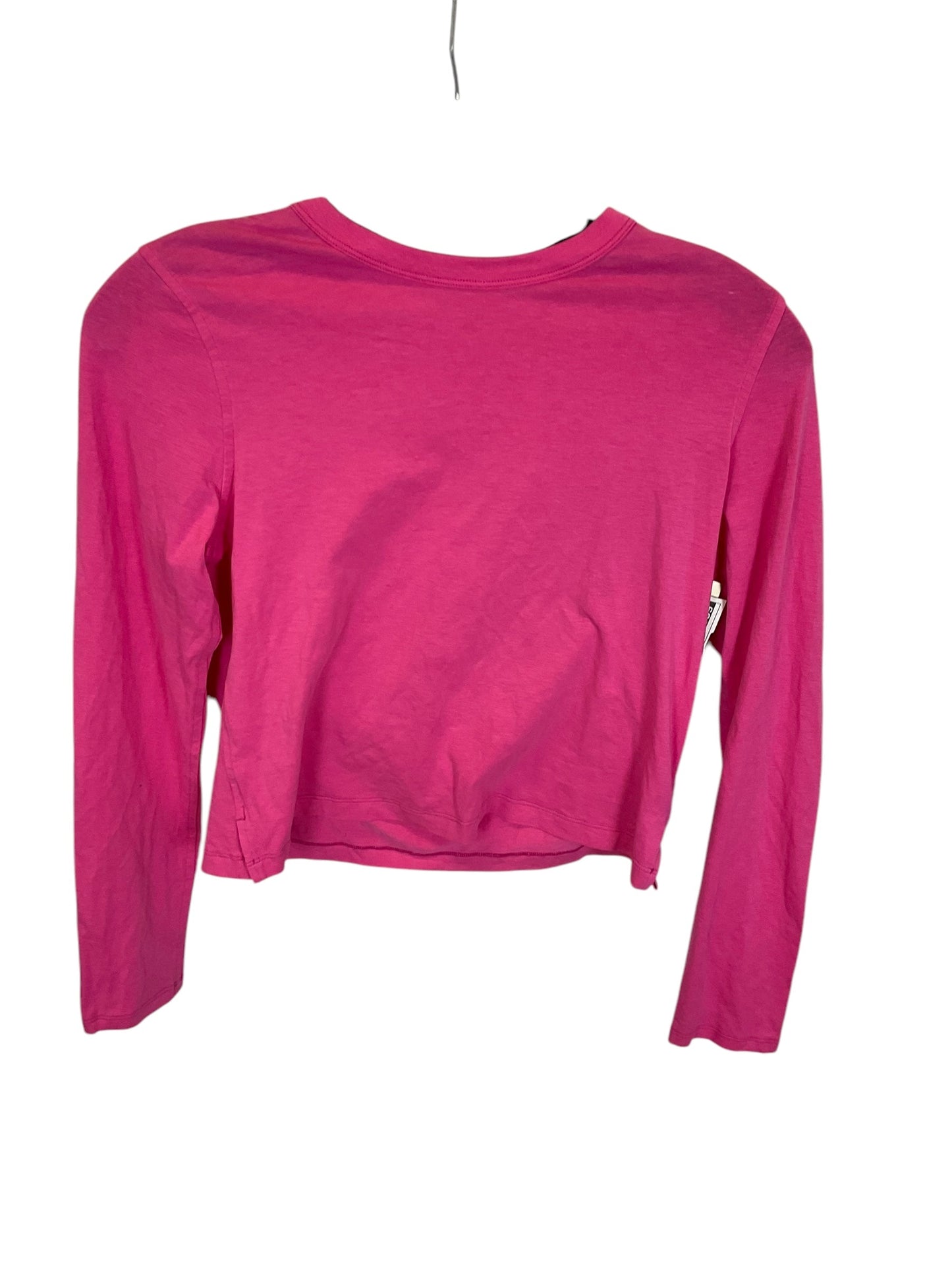 Athletic Top Long Sleeve Crewneck By Lululemon In Pink, Size: S