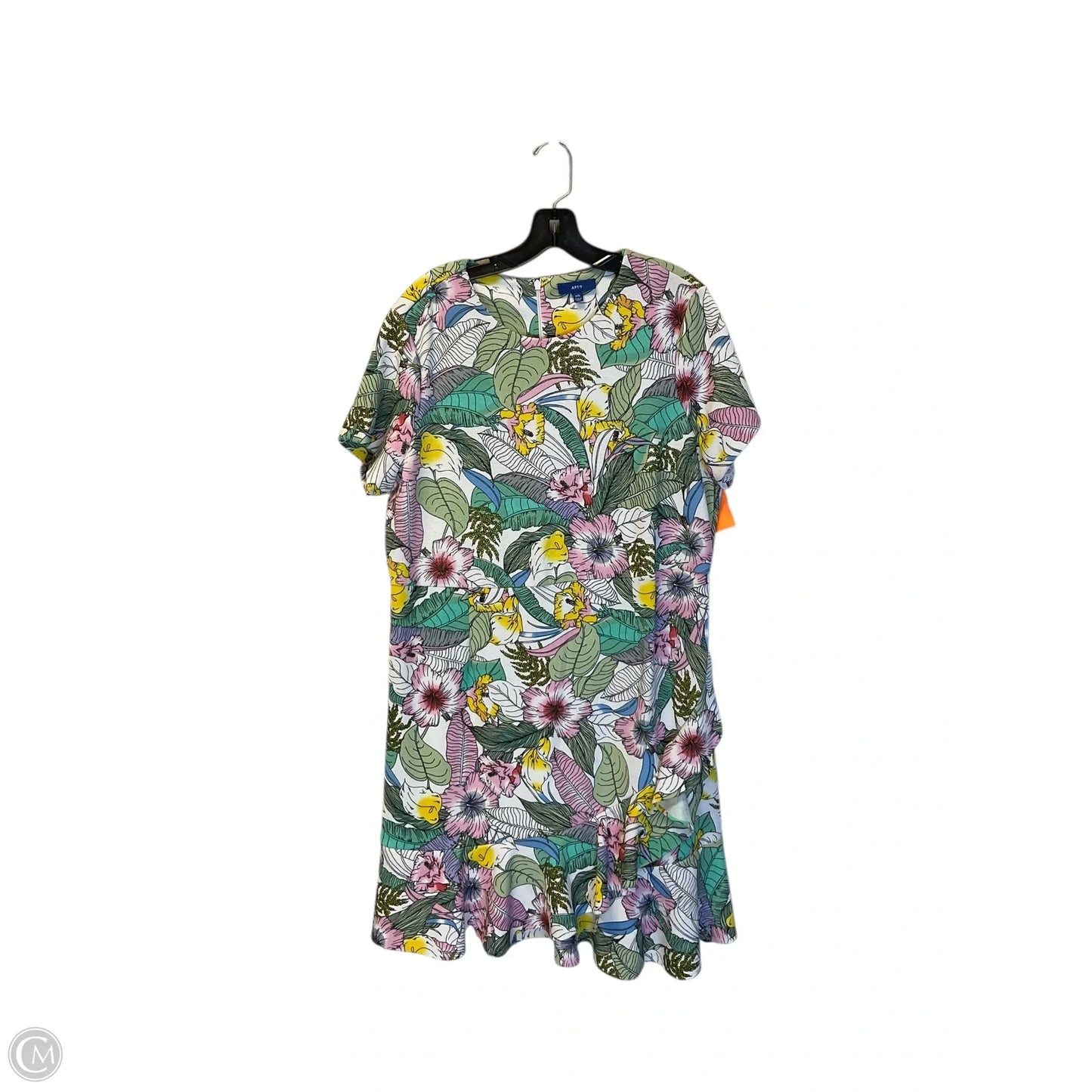 Dress Party Midi By Apt 9 In Floral Print, Size: Xxl