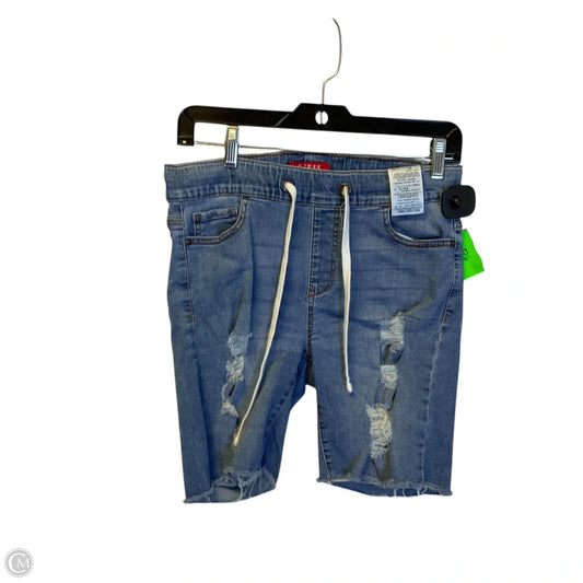 Shorts By Guess In Blue Denim, Size: S