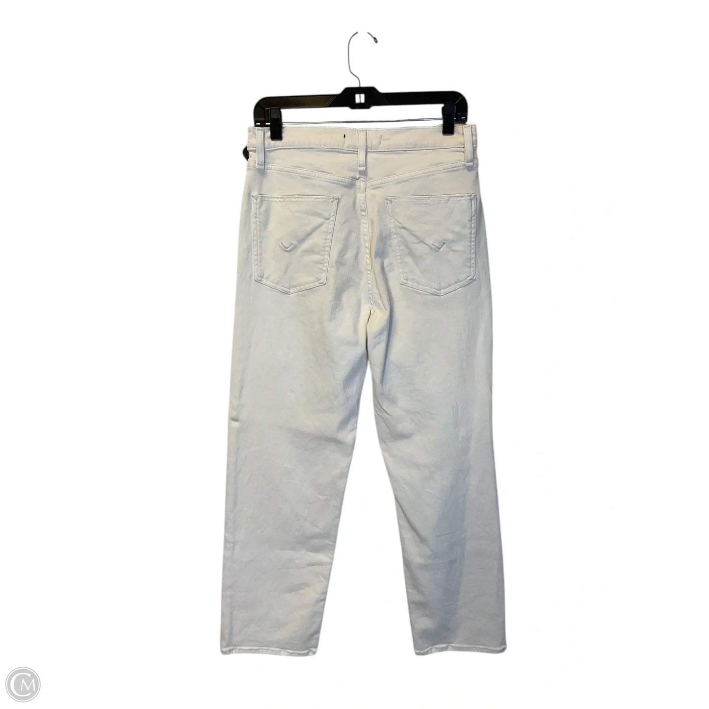 Jeans Straight By Hudson In Cream Denim, Size: 8