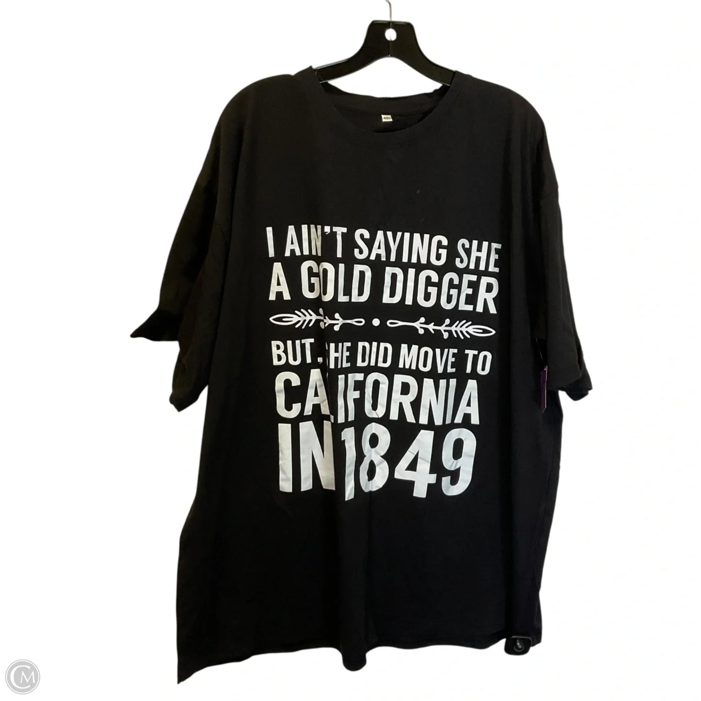 Top Short Sleeve Basic By Clothes Mentor In Black, Size: 4x