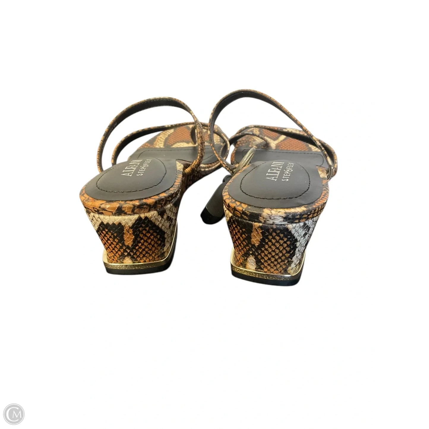 Sandals Heels Wedge By Alfani In Snakeskin Print, Size: 6