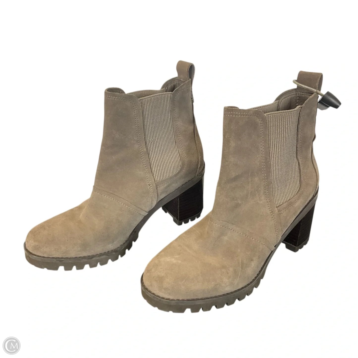 Boots Designer By Ugg In Grey, Size: 8.5