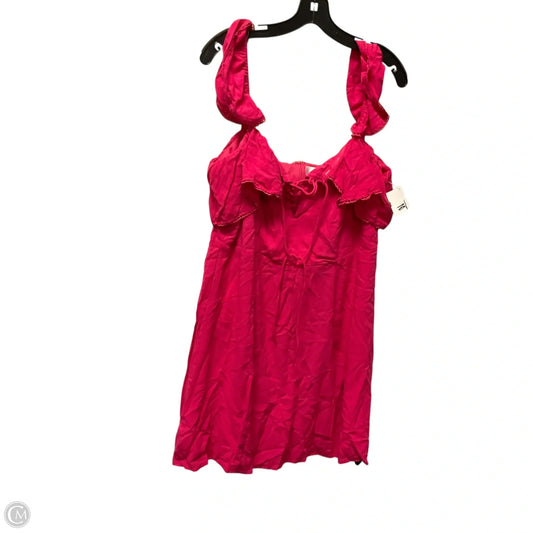 Dress Casual Short By Clothes Mentor In Pink, Size: 1x