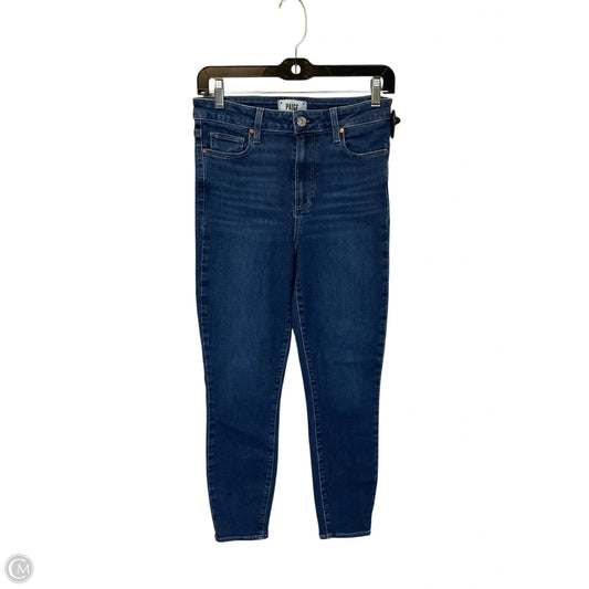 Jeans Skinny By Paige In Blue Denim, Size: 4