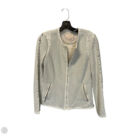 Jacket Other By Rebecca Taylor In Blue & White, Size: S