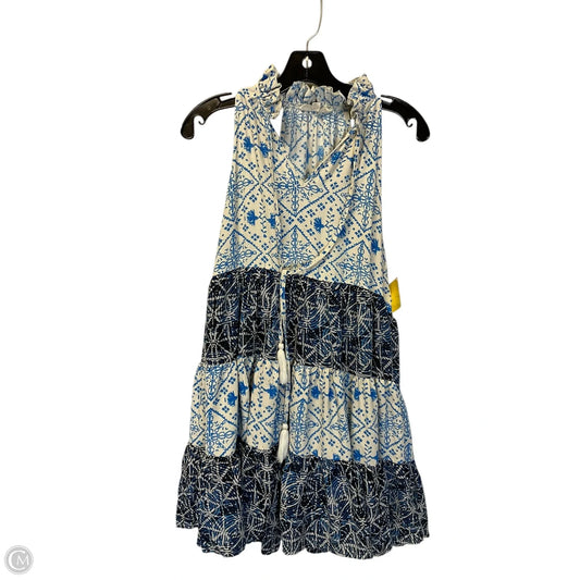 Dress Casual Short By Entro In Blue & White, Size: S