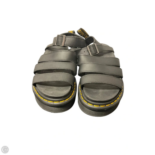 Sandals Flats By Dr Martens In Black, Size: 7