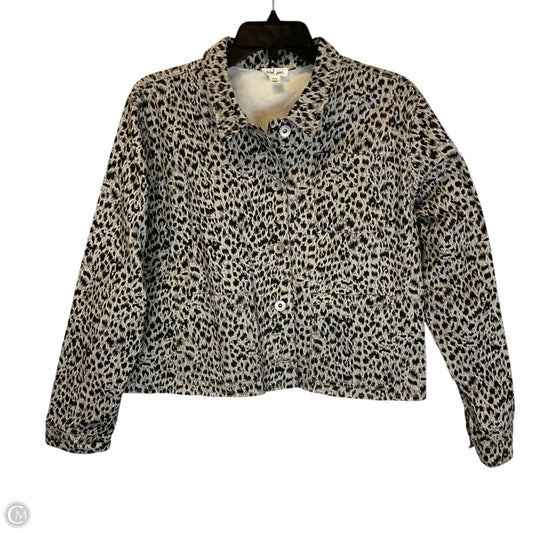 Jacket Other By Tribal In Black & Grey, Size: M