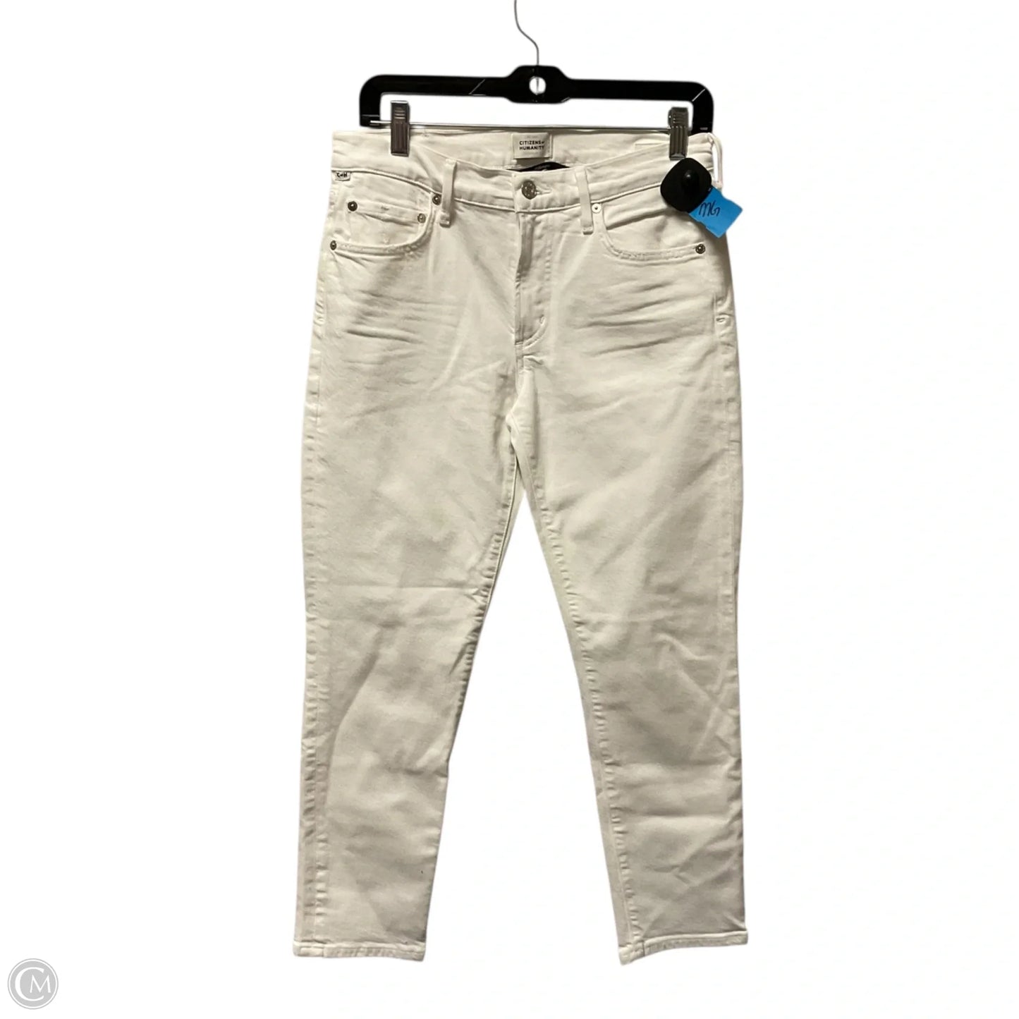 Jeans Skinny By Citizens Of Humanity In White Denim, Size: 4