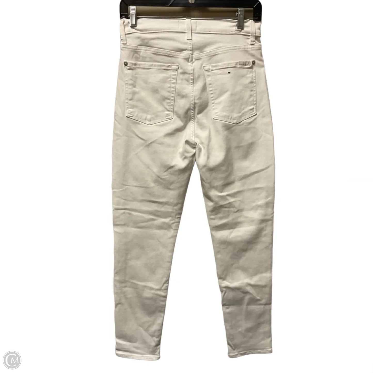 Jeans Skinny By 7 For All Mankind In White Denim, Size: 4