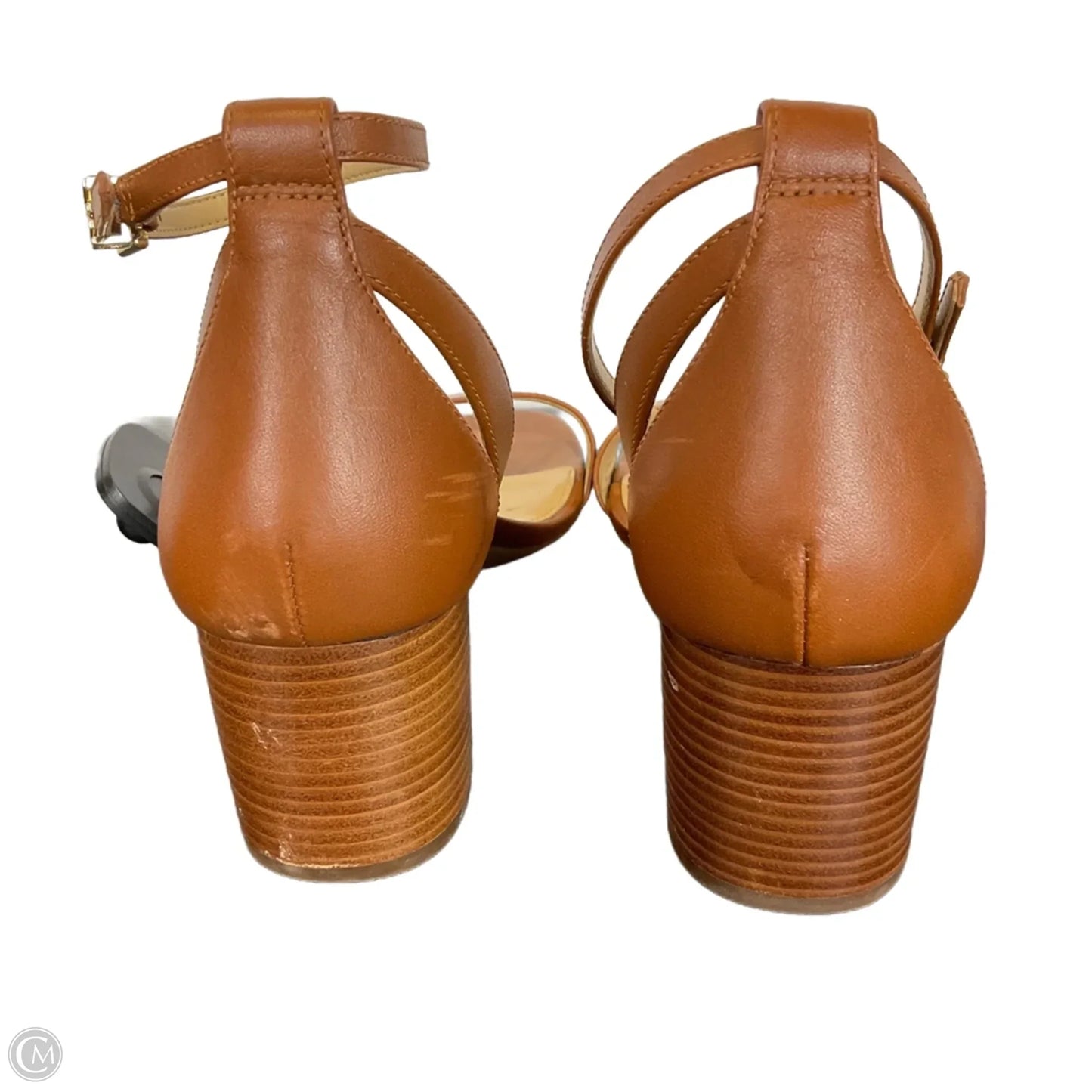 Sandals Designer By Michael Kors In Brown, Size: 7