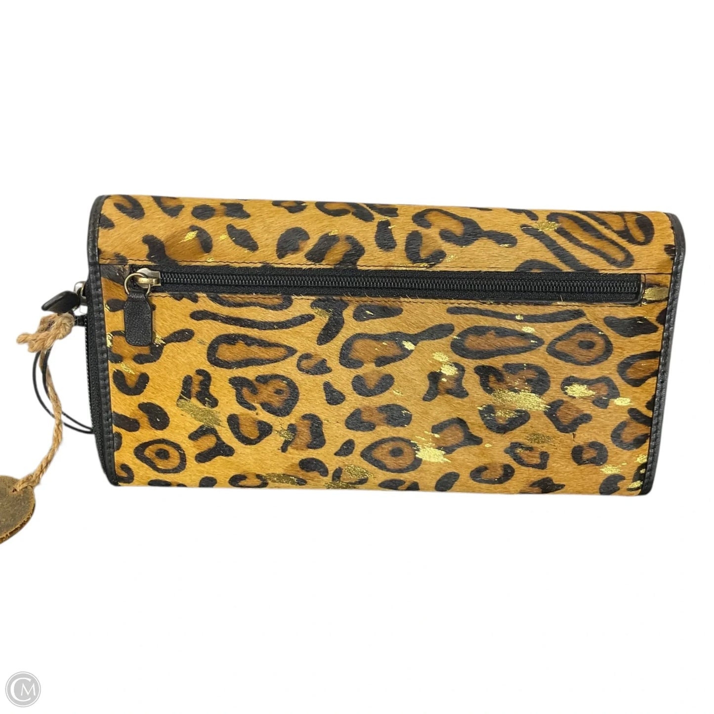 Clutch Leather By Myra, Size: Small