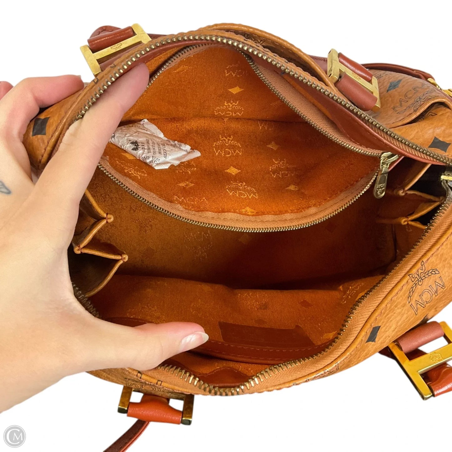 Crossbody Luxury Designer By Mcm, Size: Small