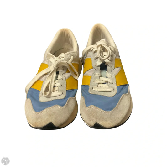 Shoes Athletic By New Balance In Blue & Yellow, Size: 7.5