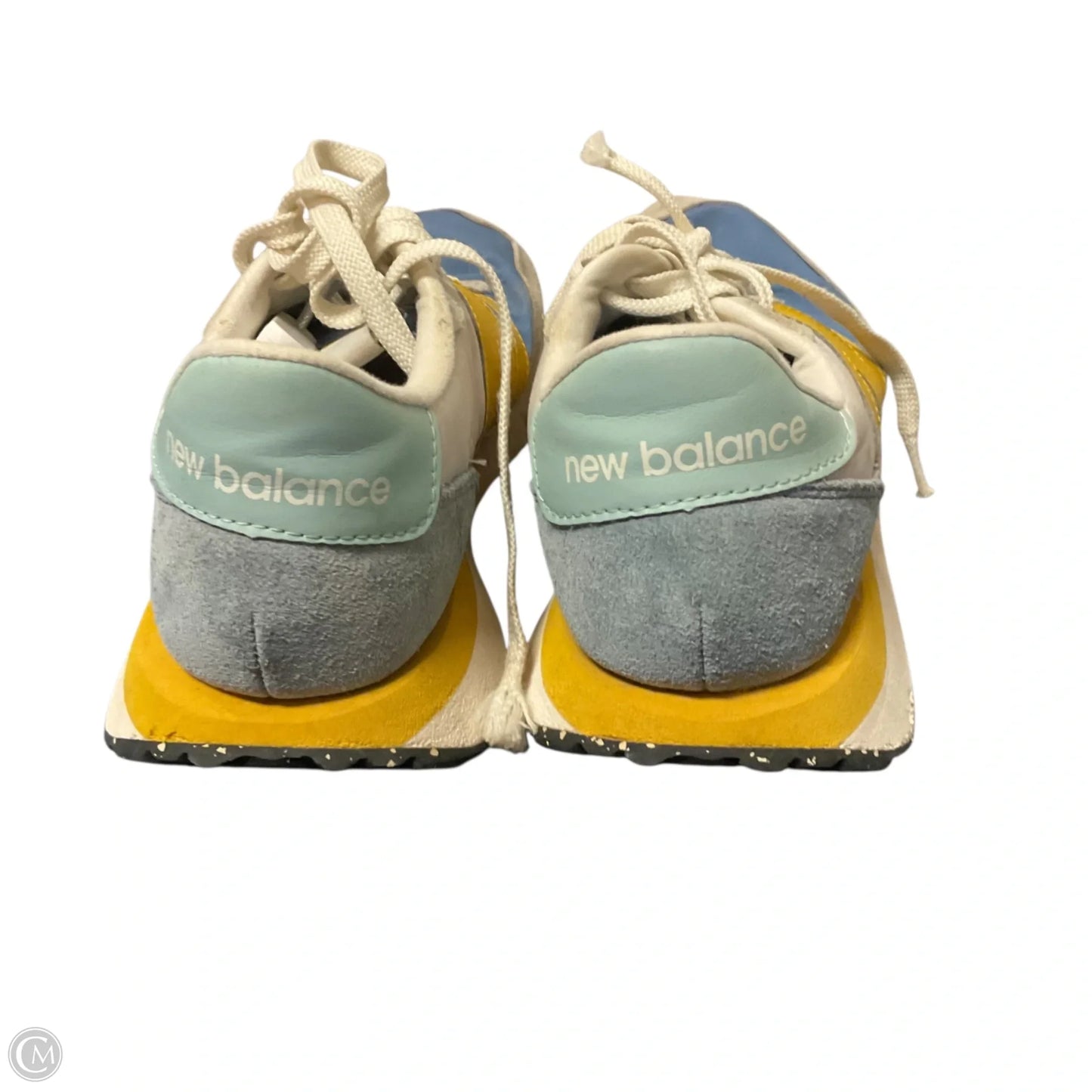 Shoes Athletic By New Balance In Blue & Yellow, Size: 7.5