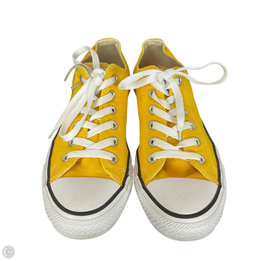 Shoes Athletic By Converse In Yellow, Size: 9