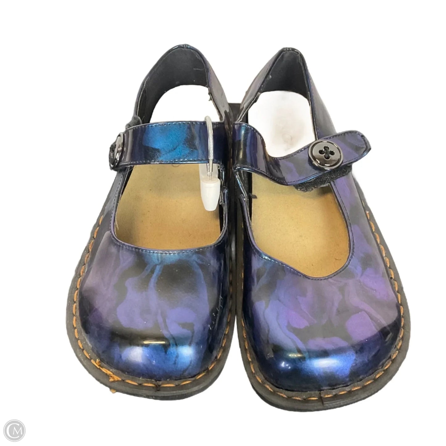 Shoes Flats By Clothes Mentor In Blue & Purple, Size: 8.5